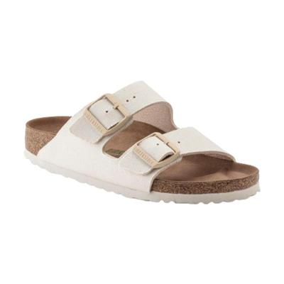 Birkenstock Arizona Tex Canvas Vegan 1022679 Beyaz Sandalet&Terlik