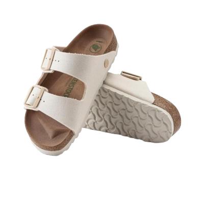 Birkenstock Arizona Tex Canvas Vegan 1022679 Beyaz Sandalet&Terlik