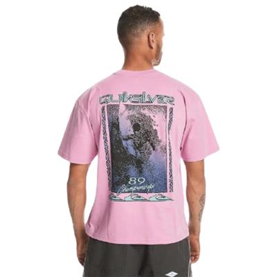 Quiksilver Back Flash Ss EQYZT07605-PMP0 Mor Tişört