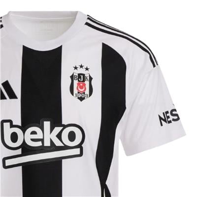 Adidas Bjk Striped Home Jersey Men JK2784 Beyaz Tişört