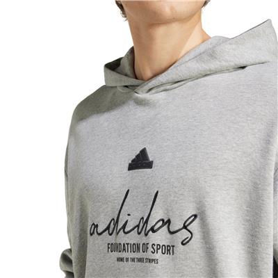Adidas Bl Ft Hd Q3 IX1316 Gri Sweatshirt
