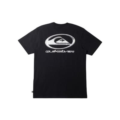 Quiksilver Chrome Logo Ss Stn AQYZT09545-10010 Siyah Tişört