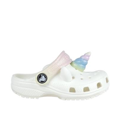 Crocs Classic Iam Rainbow Unicorncgt 209701-0WV Beyaz Sandalet&Terlik