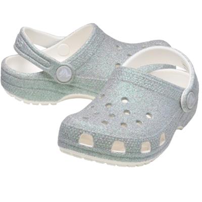 Crocs Classic Iridescent Glitter Cgk 210986-100 Beyaz Sandalet&Terlik