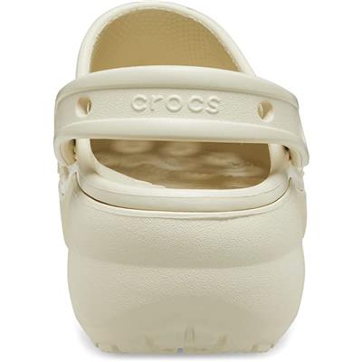 Crocs Classic Platform Clog W 206750-2Y2 Bej Sandalet&Terlik