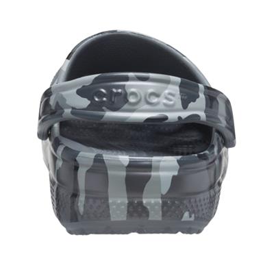 Crocs Classic Printed Camo Clog 206454-0IE Gri-Siyah Sandalet&Terlik