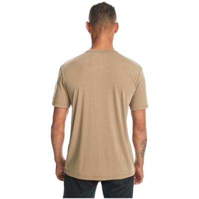 Quiksilver Coastal Run Ss EQYKT04311-34054 Kahverengi Tişört