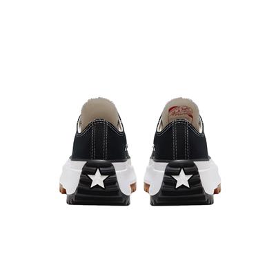 Converse Run Star Hıke Canvas Platform Low Top 168816C Siyah Günlük Sneaker Ayakkabı