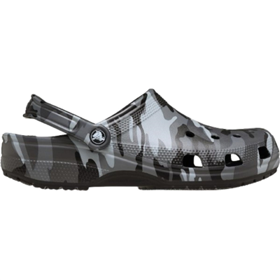 Crocs Classic Camouflage Clog 211936-0DD Siyah Terlik