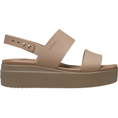 Crocs Crocs Brooklyn Low Wedge W 206453-2EL Kahverengi Sandalet