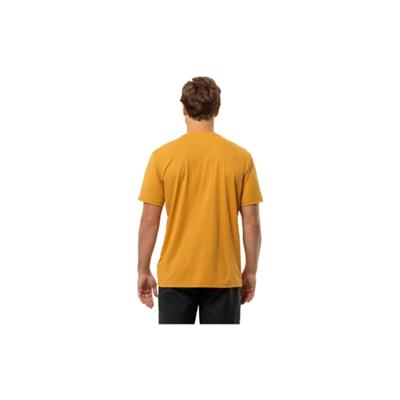 Jack Wolfskin Delgami S/S M 1809811TR-58 Sarı Tişört