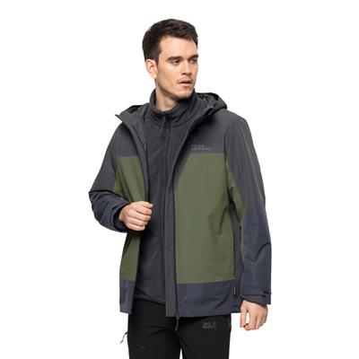 Jack Wolfskin Dna Tundra 3In1 Jacket 1115281-4129 Gri Mont&Ceket