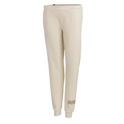 Puma Ess+ Anımal Pants Fl 681496-87 Bej Eşofman Altı