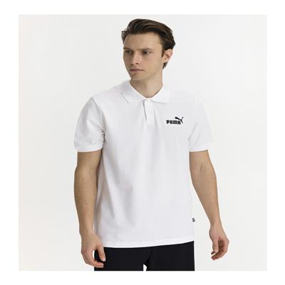 Puma Ess Pique Polo 586674-02 Beyaz Tişört