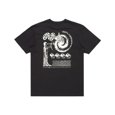 Quiksilver Ev Cosmıc Vıbratıons Ss EQYZT08053-KVJ0 Siyah Tişört