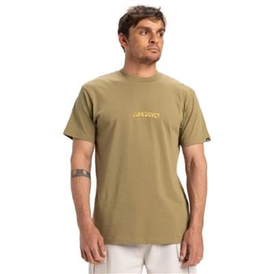 Quiksilver Ev Dısconnect Effects Ss EQYZT08049-26114 Yeşil Tişört