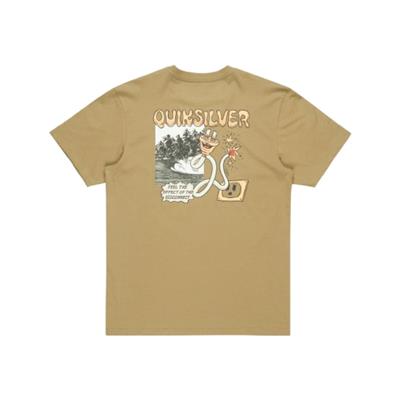 Quiksilver Ev Dısconnect Effects Ss EQYZT08049-26114 Yeşil Tişört