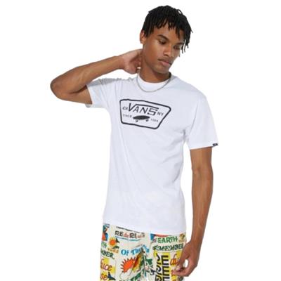 Vans Full Patch VN000QN8YB21 Beyaz Tişört