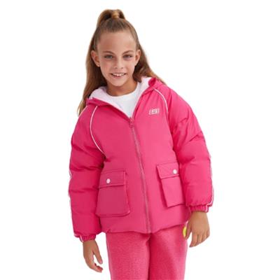 Skechers G Outerwear Reversıble Coated Jacket SK232027-602 Pembe Mont&Ceket