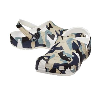 Crocs Geo Camo Clog 211009-94S Beyaz Sandalet&Terlik