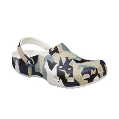 Crocs Geo Camo Clog 211009-94S Beyaz Sandalet&Terlik