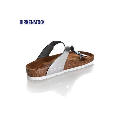 Birkenstock Gizeh SFB NL Metallic 1003674 Gri Sandalet&Terlik