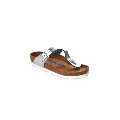 Birkenstock Gizeh SFB NL Metallic 1003674 Gri Sandalet&Terlik