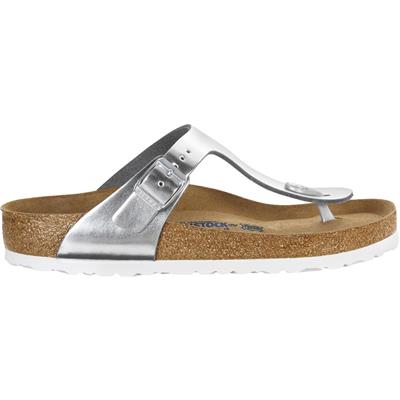 Birkenstock Gizeh SFB NL Metallic 1003674 Gri Sandalet&Terlik