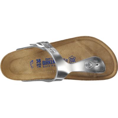 Birkenstock Gizeh SFB NL Metallic 1003674 Gri Sandalet&Terlik