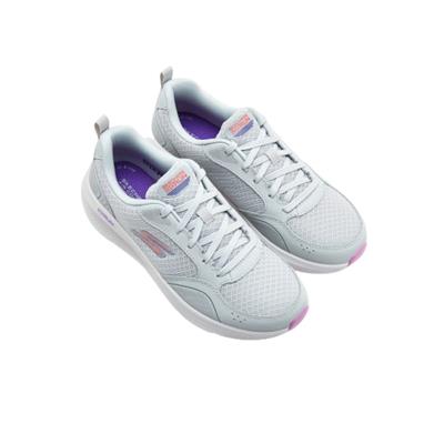 Skechers Go Run Elevate-Xylon 128333-GYLV Gri Koşu&Yürüyüş Ayakkabısı