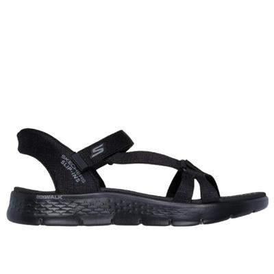 Skechers Go Walk Flex Sandal - Illumınate 141481-BBK Siyah Sandalet&Terlik