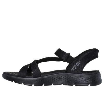Skechers Go Walk Flex Sandal - Illumınate 141481-BBK Siyah Sandalet&Terlik