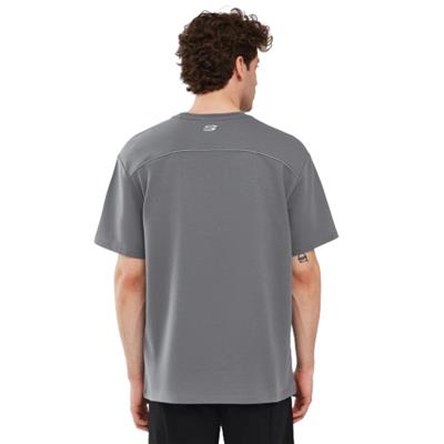 Skechers Graphic T-Shirt M Short Sleeve S231094-003 Gri Tişört