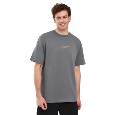 Skechers Graphic T-Shirt M Short Sleeve S231094-003 Gri Tişört