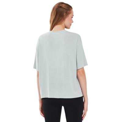 Skechers Graphic T-Shirt W Short Sleeve S241174-035 Gri Tişört