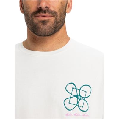 Quiksilver Hw Outsıde Insıde Ss EQYZT08032-WBK0 Beyaz Tişört