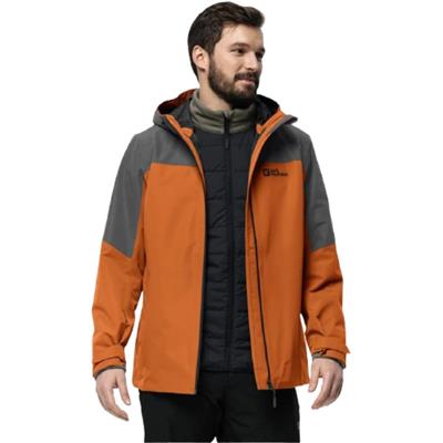 Jack Wolfskin Glaabach 3In1 Jkt M 1115291-6185 Turuncu Mont