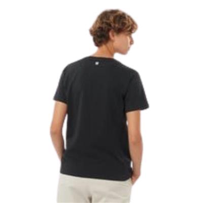 Salomon Logo Ss Tee W LC2217700 Siyah Tişört