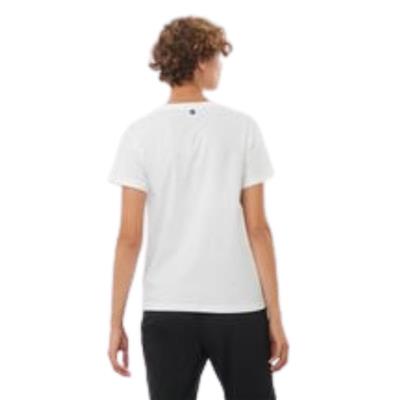 Salomon Logo Ss Tee W LC2217600 Beyaz Tişört