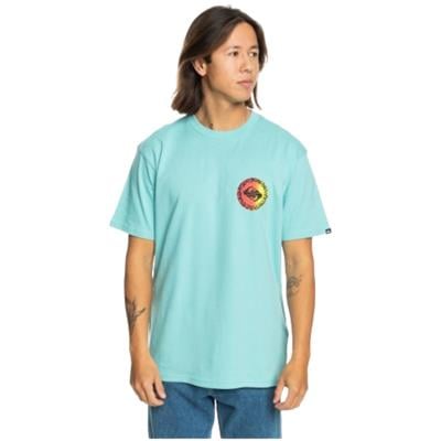 Quiksilver Long Fade Ss EQYZT07670-18614 Mavi Tişört