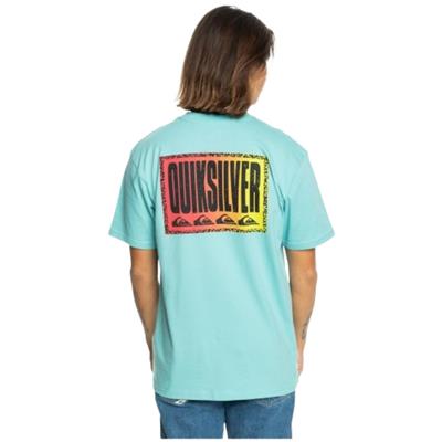 Quiksilver Long Fade Ss EQYZT07670-18614 Mavi Tişört