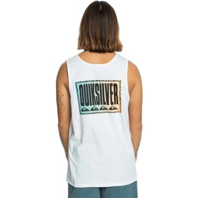 Quiksilver Long Fade Tank EQYZT07663-10 Beyaz Tişört
