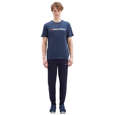 Skechers M Bıg Logo T-Shırt S212956-410 Lacivert Tişört