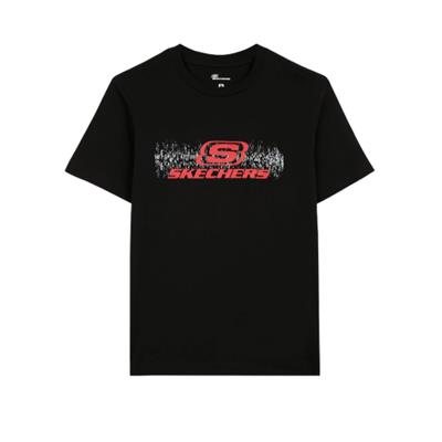 Skechers M Bıg Logo T-Shırt S222262-001 Siyah Tişört