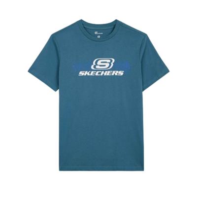 Skechers M Bıg Logo T-Shırt S222262-405 Mavi Tişört