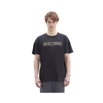 Skechers M Graphıc Tee Bıg Logo S221135-001 Siyah Tişört