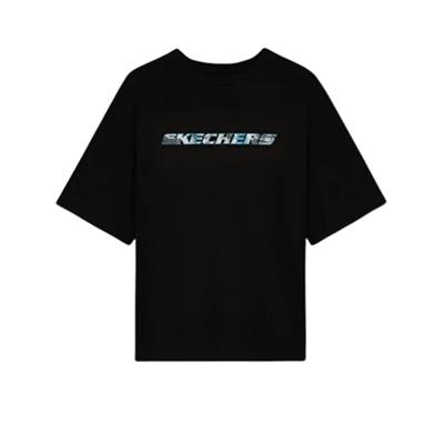 Skechers M Graphıc Tee Rew Nec S232151-001 Siyah Tişört