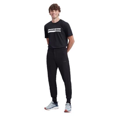Skechers M Micro Collection Side Zipped Jogger Pant S211809-001 Siyah Eşofman Altı