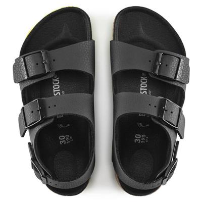 Birkenstock Milano Kids BF Desert Soil 1022129 Siyah Sandalet&Terlik