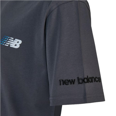 New Balance NB Lifestyle Men Tshirt MNT1644-GRY Gri Tişört